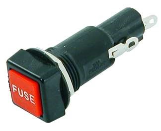 Porte fusiuble verre