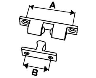 Fermoirs à bille laiton