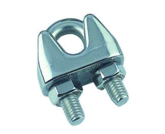Serre câble à étrier inox