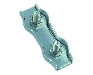 Serre câble plat double inox