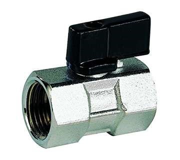 Vanne à sphère laiton 2 voies papillon